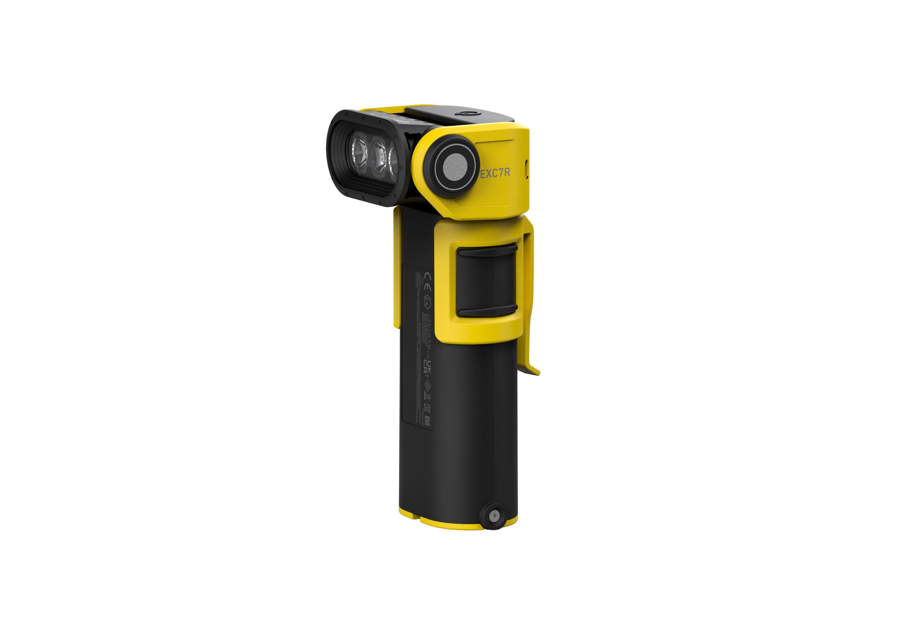 LEDLENSER ATEX LED Torch Yellow, Black Rechargeable 400 lm, 187 mm