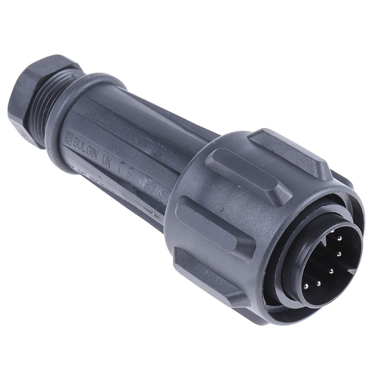 Bulgin Circular Connector, 10 Contacts, Cable, Standard Connector, Plug, Male, IP68, EXPlora EXP Series