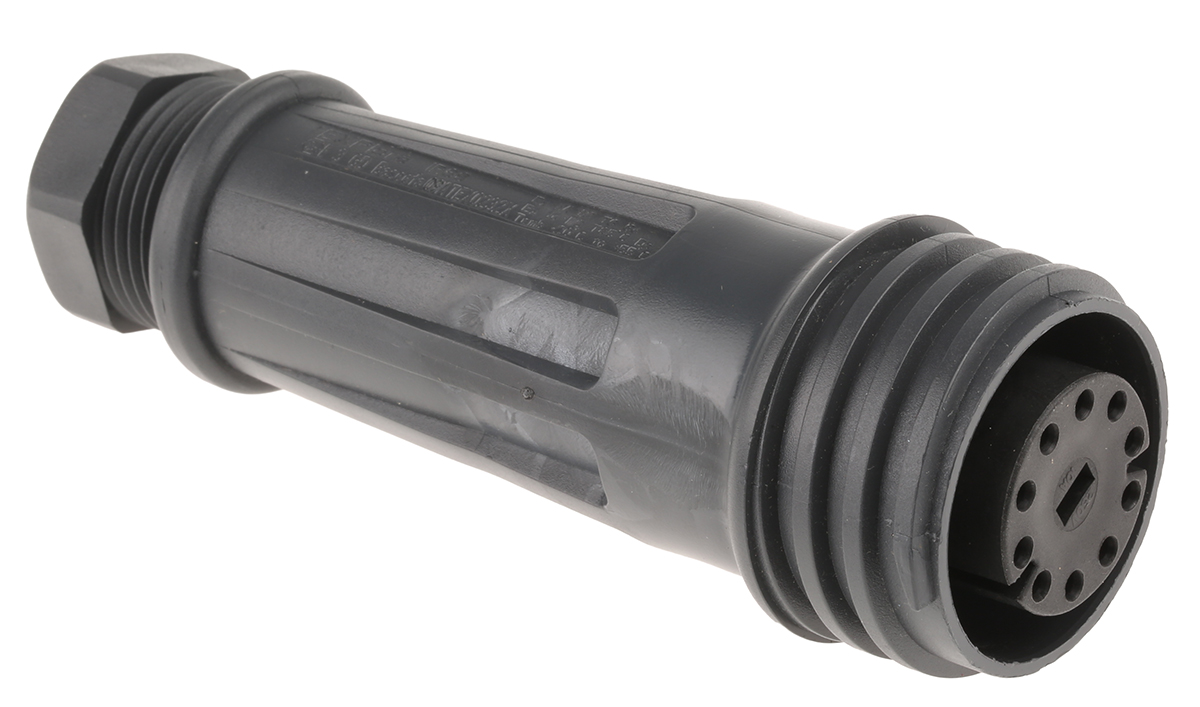 Bulgin Circular Connector, 10 Contacts, Cable, Standard Connector, Socket, Female, IP68, EXPlora EXP Series