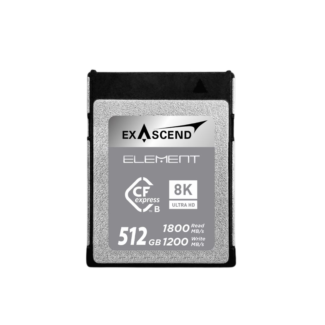 Exascend Element, 512 GB CFexpress Card, 3D TLC