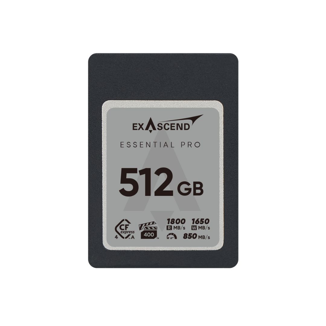 Exascend Essential Pro, 512 GB CFexpress Card, 3D TLC