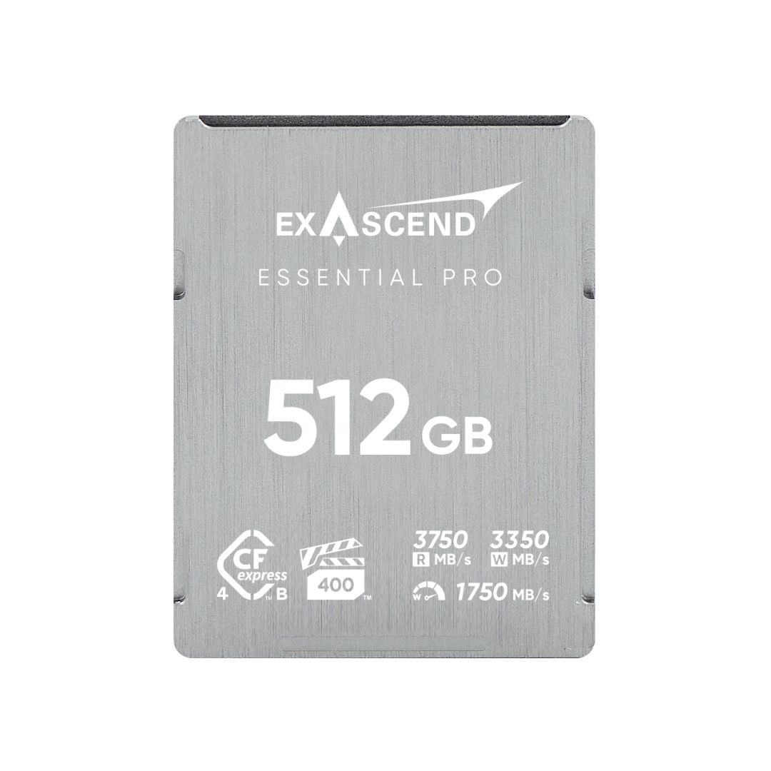 Exascend Essential Pro, 512 GB CFexpress Card, 3D TLC