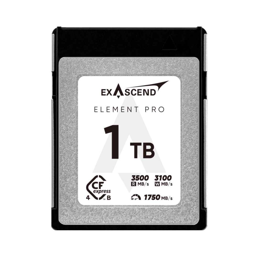 Exascend Element Pro, 1 TB CFexpress Card, 3D TLC