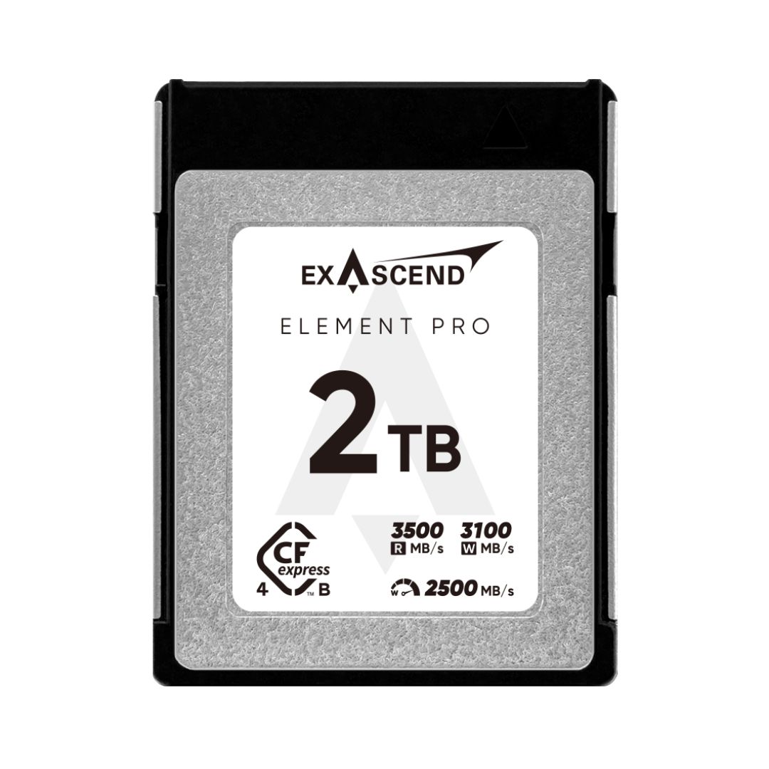 Exascend Element Pro, 2 TB CFexpress Card, 3D TLC