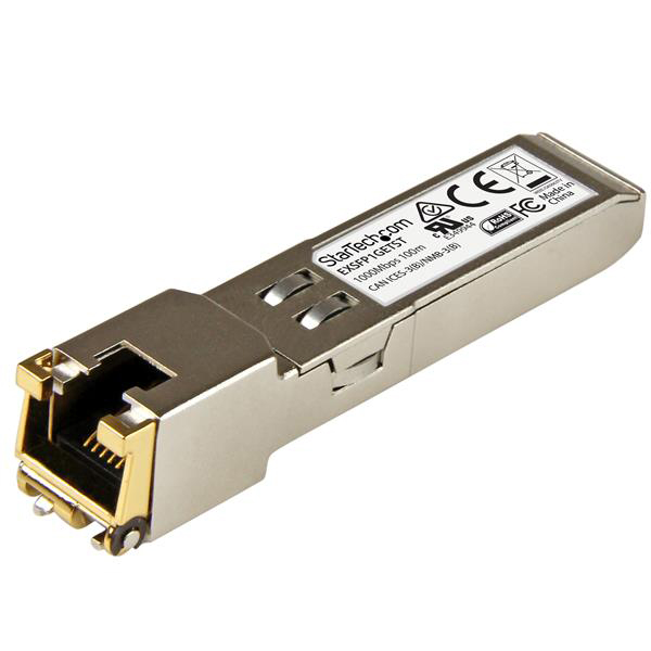 StarTech.com RJ45  Copper  Transceiver Module, Full Duplex, 1000Mbps