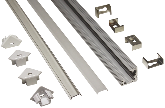 PowerLED LED Mount EXT for Flexible LED Strips 1 m 19mm