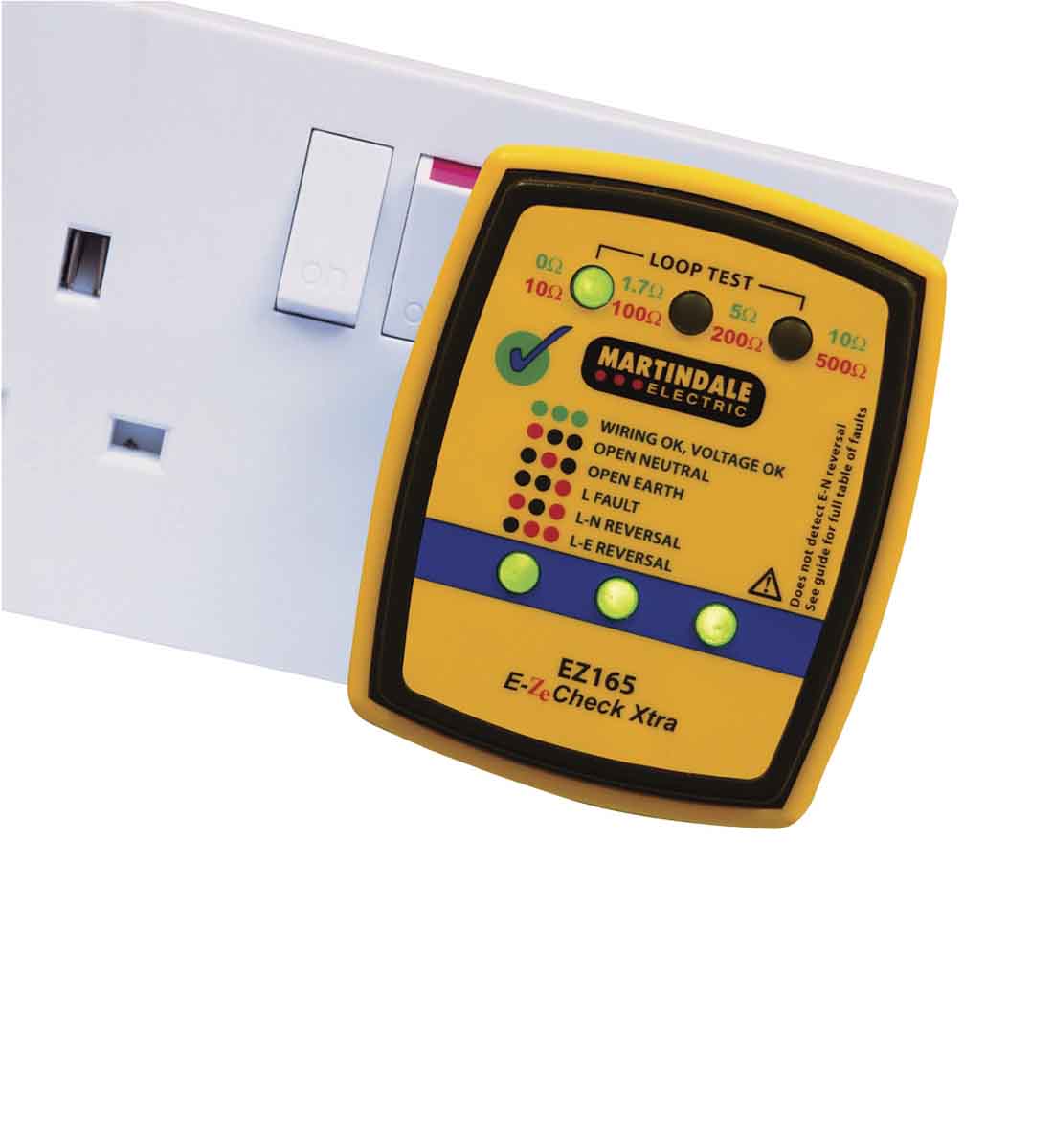 Martindale Socket Tester 13A 230V ac CAT II