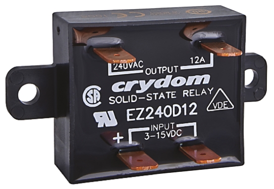 Sensata / Crydom EZ Series Solid State Relay, 18 A Load, Panel Mount, 280 Vrms Load, 32V dc Control
