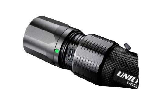f-2700 Unilite LED Torch White Rechargeable 2700 lm, 153 mm