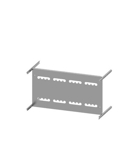 Siemens Grey 4 Gang Mounting Plate Sheet Steel Mounting Plate