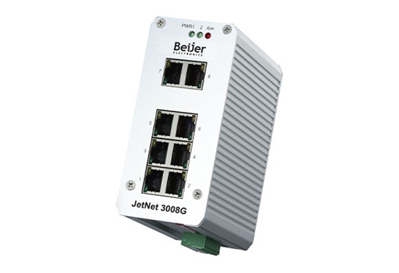 Beijer Electronics Unmanaged 8 Port Network Switch Power Over Ethernet