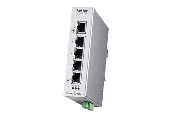 Beijer Electronics Unmanaged 5 Port Network Switch Power Over Ethernet