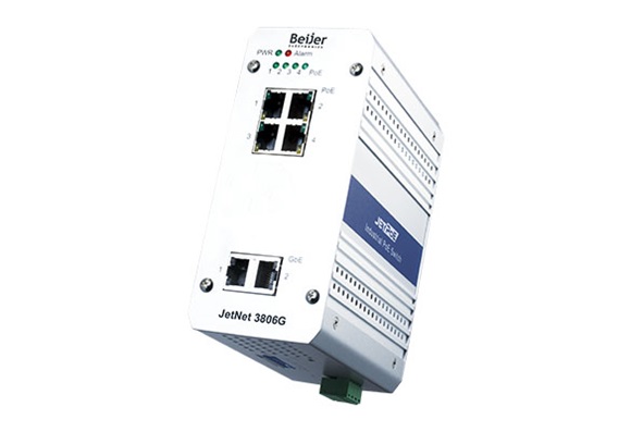 Beijer Electronics Unmanaged 6 Port Network Switch Power Over Ethernet