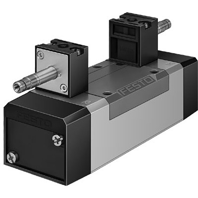 Festo 5/3-Way, Pressurised Pneumatic Solenoid/Pilot-Operated Control Valve - Electrical MN1H Series, 159709