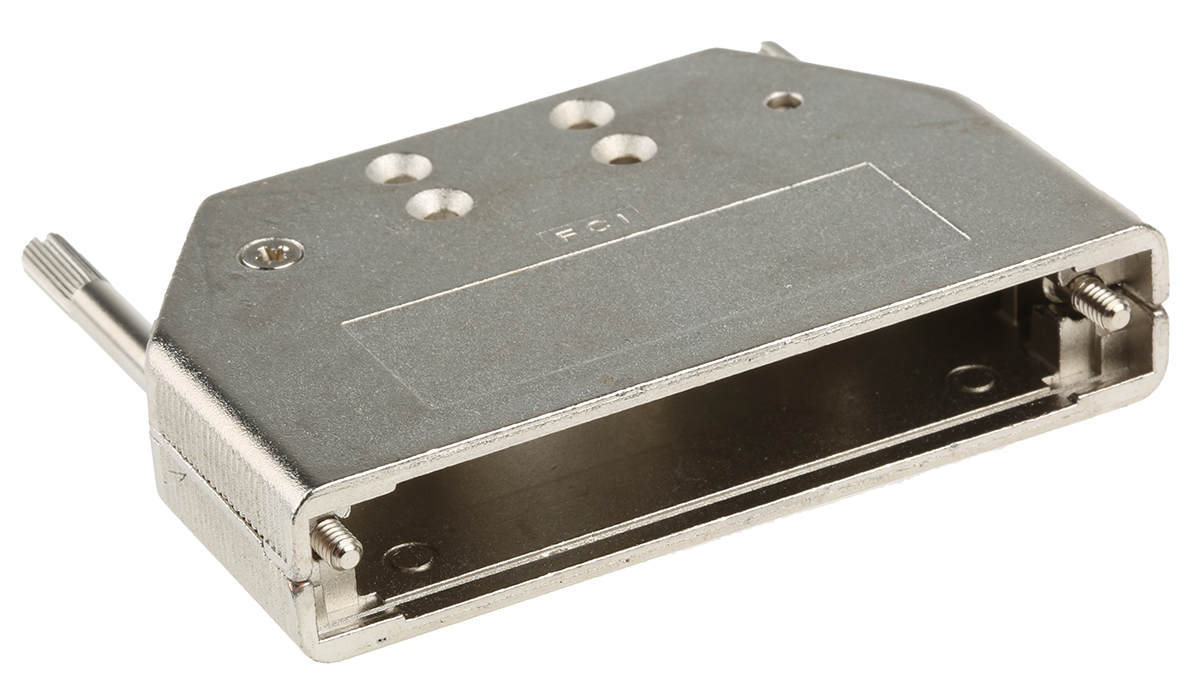 8655mh3711lf Amphenol Communications Solutions 8655MH Series Die Cast Zinc D Sub Backshell, 37 Way, Strain Relief