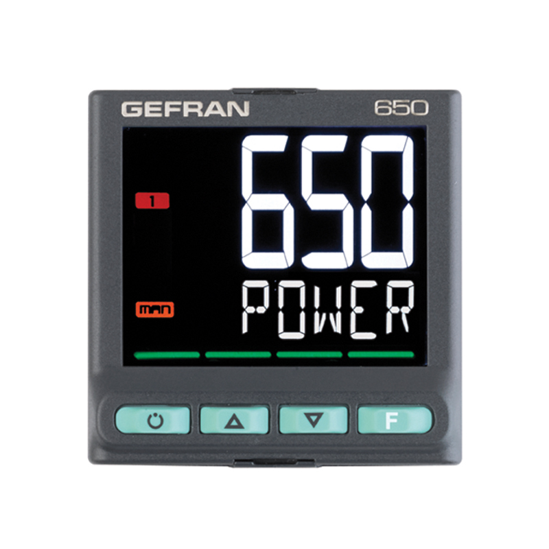 Gefran 650 DIN Controller 4 Input, 3 Output Relay 240V ac Temperature Controller