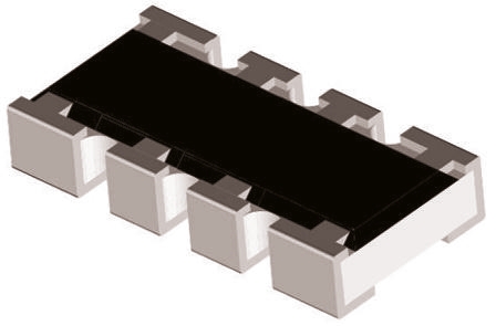 Vishay, ACAS 0612 - Precision 10kΩ ±0.25% Isolated Resistor Array, 4 Resistors, 0.3W total, 0612 (1632M), Convex