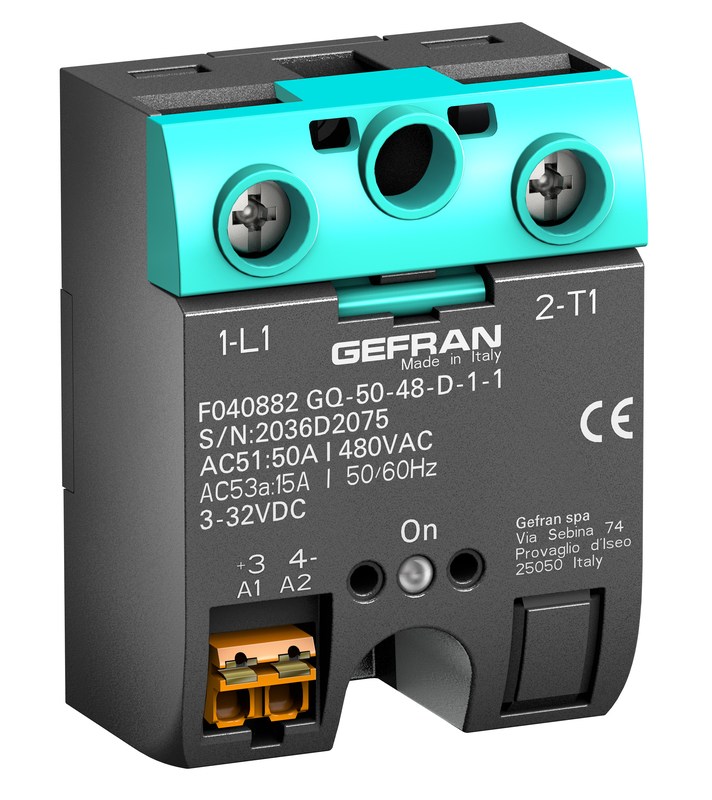 Gefran GQ Series Solid State Relay, 15 A Load, Surface Mount, 480 V ac Load, 32V Control
