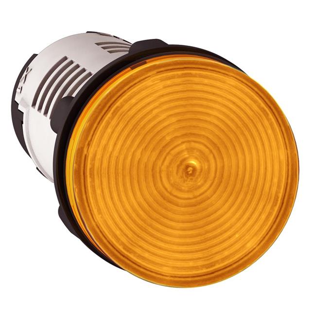 xb7ev08mp Schneider Electric Harmony XB7 Orange LED Indicator, 22mm Cutout, IP20, IP54, 230 → 240 V ac, 16 → 20 mA