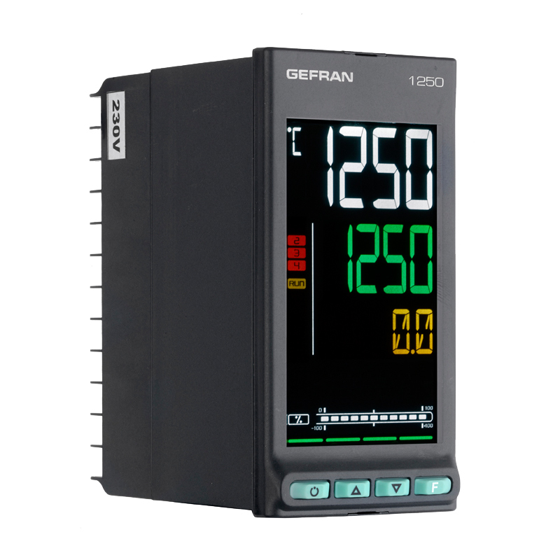 Gefran 1250 Panel Mount Power Controller 3 Input, 4 Output Relay 240V PID