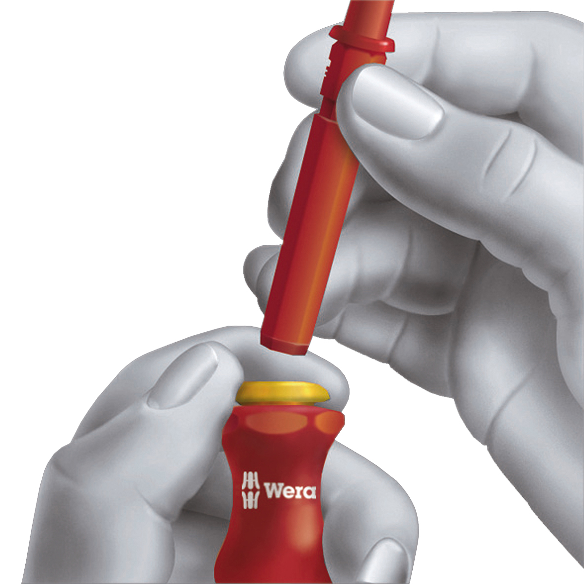 05003448001 Wera Pozidriv Insulated Screwdriver Blade, PZ2 Tip, 154 mm Blade, VDE/1000V