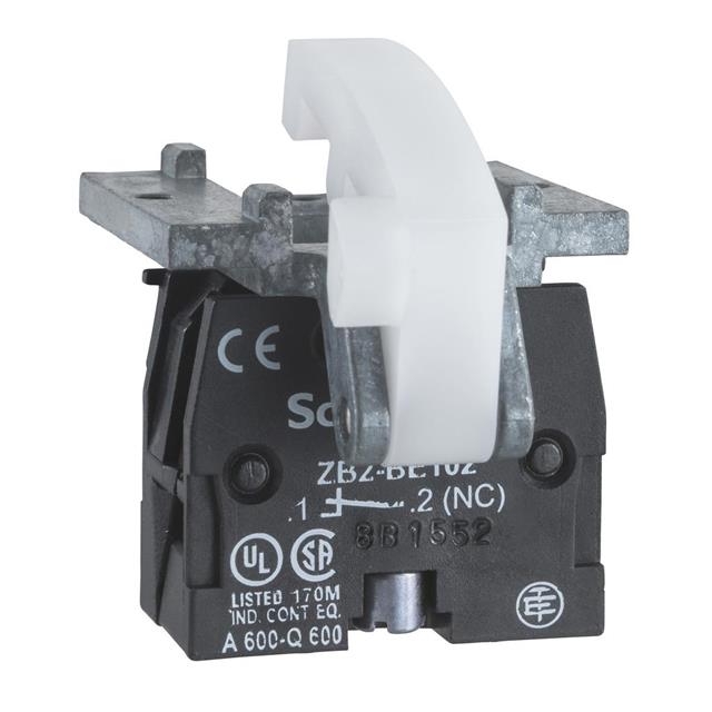 xacs104 Contact Block, spring return, 2 NC