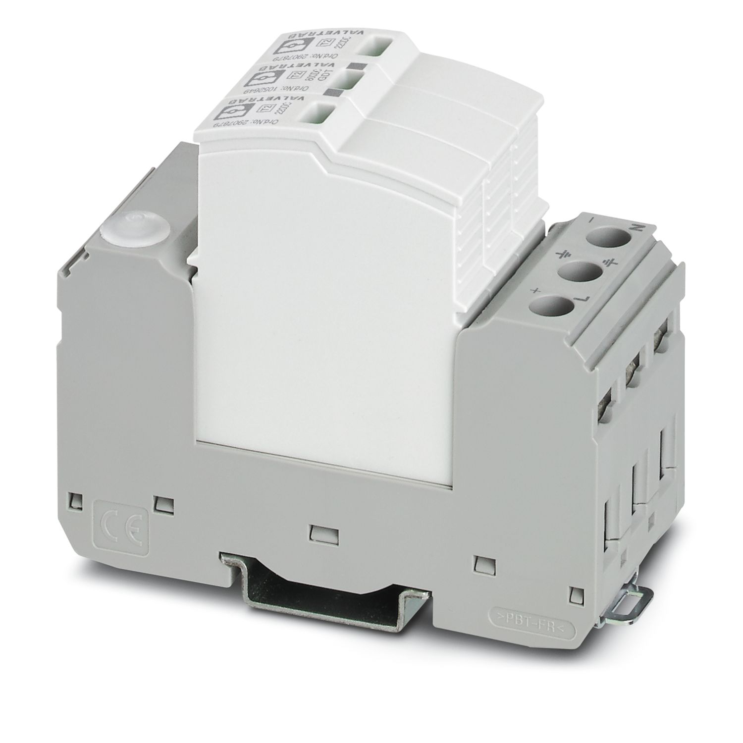 Phoenix Contact 1 Phase Surge Protector, 40kA, DIN Rail Mount