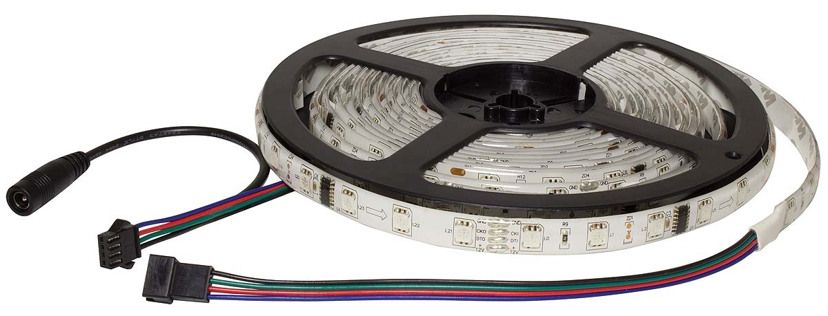 PowerLED 12V Red, Green, Blue LED Strip, 3000k Colour Temp, 5 m Length
