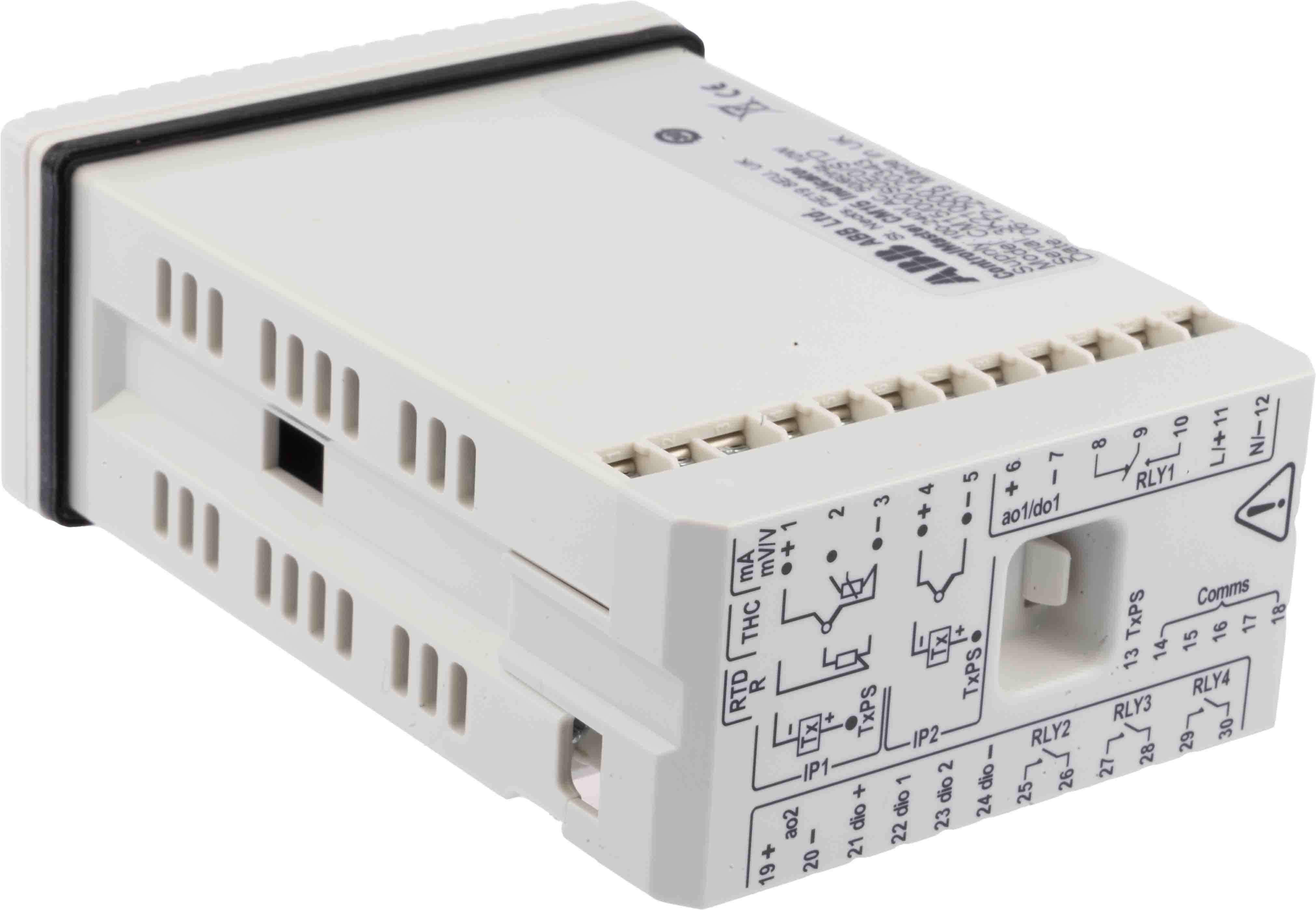 cm15-000s0e0-std ABB CM15 Panel Mount Process Indicator 2 Input, 2 Output Relay, Analogue 264V ac On-Off