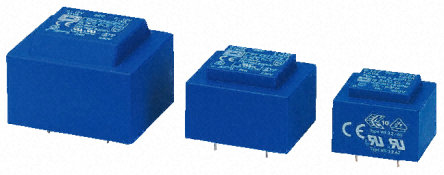 Block 15V ac 2 Output Through Hole PCB Transformer, 0.35VA