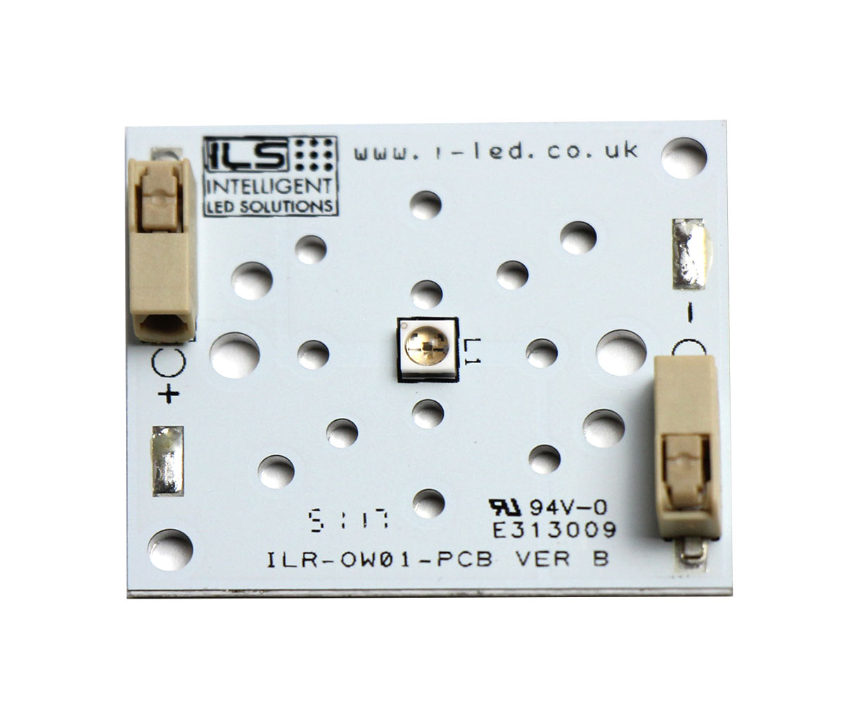 ILR-ZZ01-Z265-LS035-SC201. Intelligent LED Solutions, UVC Stanley 1 LEDiL Selector Series UV LED, 269nm 35mW 120 °,