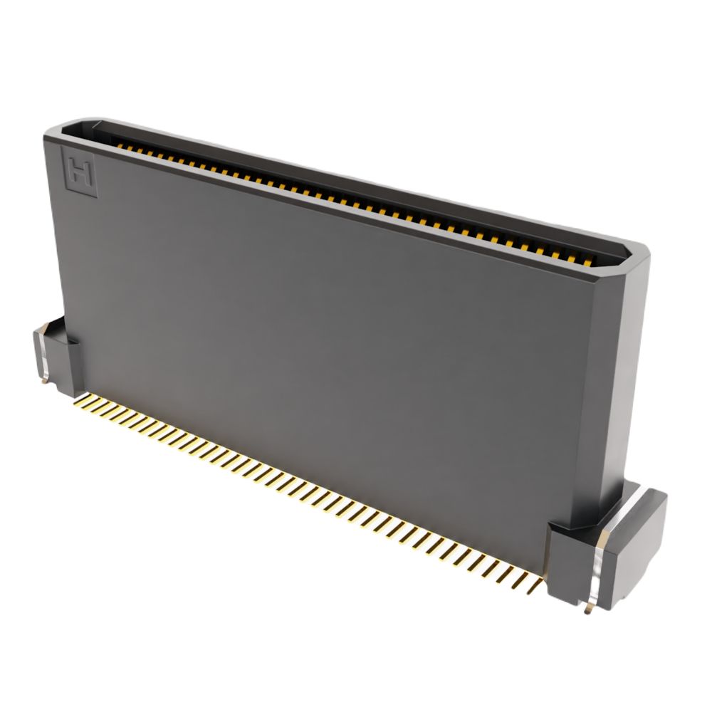 HARWIN FLECTO Series Vertical Surface PCB Header, 80 Contact(s), 0.635 mm Pitch, 2 Row, Shrouded