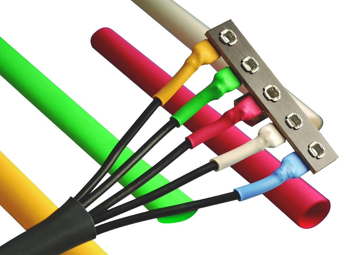 Alpha Wire Halogen Free Heat Shrink Tubing, Black 19 mm Sleeve Dia. x 60.9m Length 2:1 Ratio, FIT Shrink Tubing Series