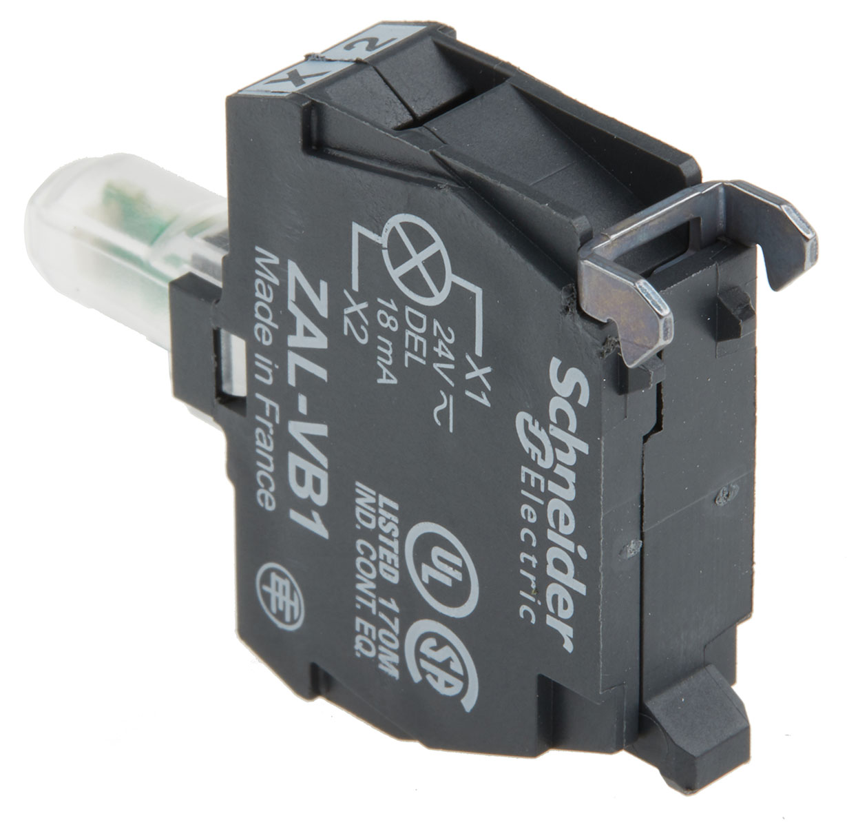 zalvb1 Schneider Electric Harmony ZALV Light Block LED White 24 V Screw terminal