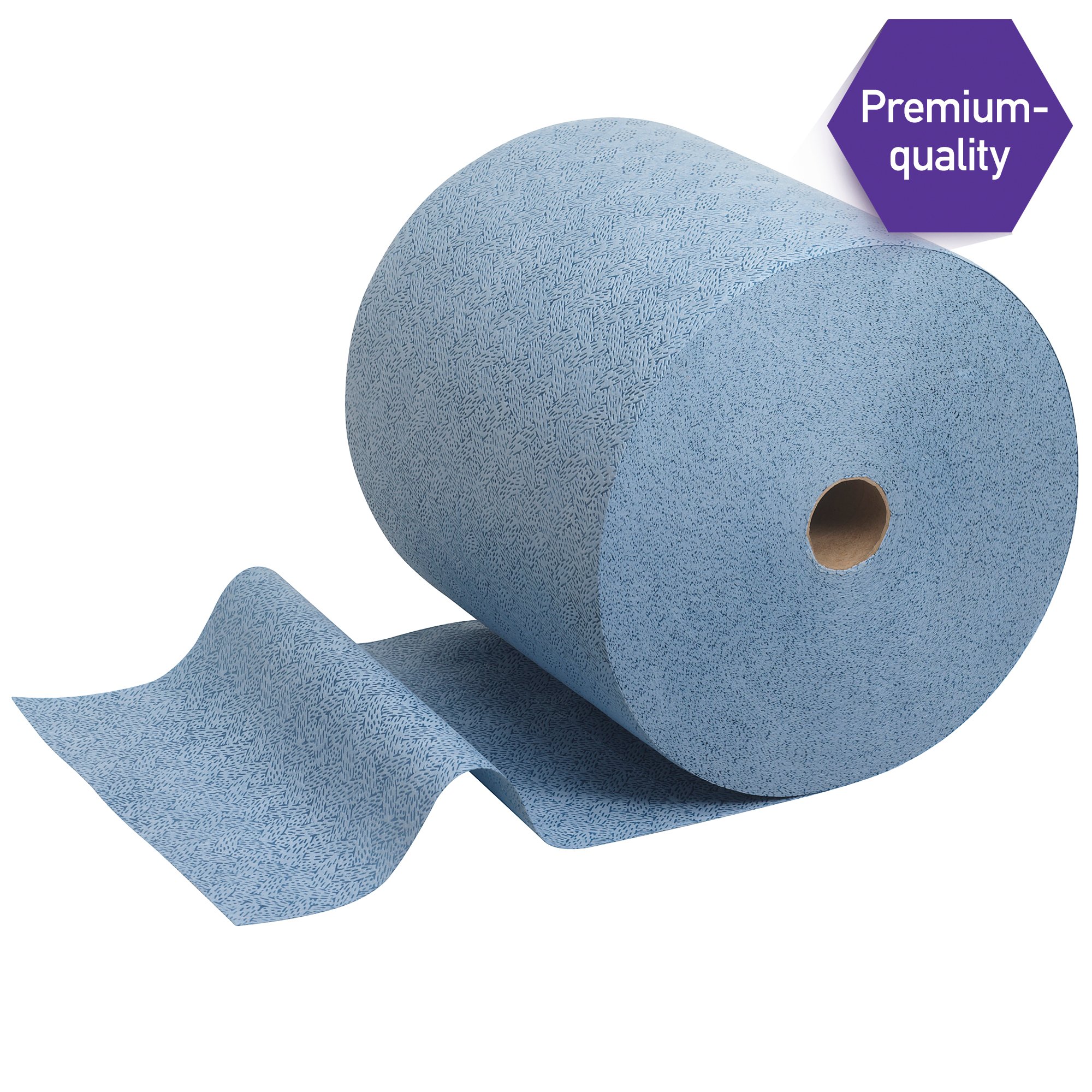 7643 KIMTECH Process Wipers  Blue Wipes for Surface Cleaning, Dry Use, Roll of 500, 380 x 340mm, Repeat Use