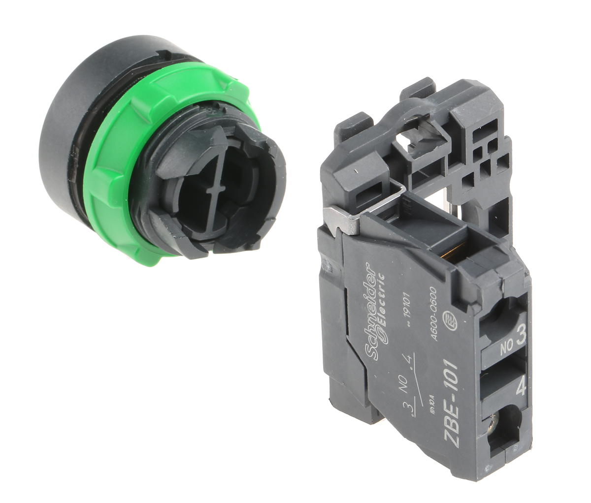 Schneider Electric XB5 No Green Push Button NO Spring Return