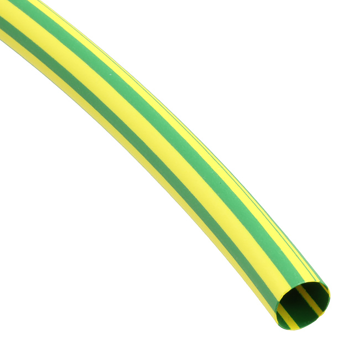 Alpha Wire Heat Shrink Tubing, Green, Yellow 9.5 mm Sleeve Dia. x 76m Length 2:1 Ratio, FIT Shrink Tubing Series