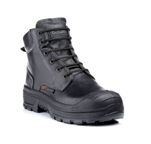 Goliath Force Black Aluminium Toe Capped Unisex Safety Boots 12, EU 47 EN ISO 20345:2011