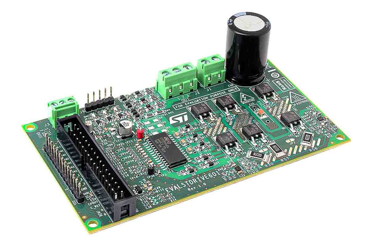 STMicroelectronics Demonstration Board Power Management for STDRIVE601 for STDRIVE601 Triple Gate Driver