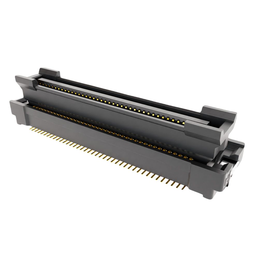 HARWIN FLECTO Series Vertical Surface PCB Header, 80 Contact(s), 0.8 mm Pitch, 2 Row, Shrouded