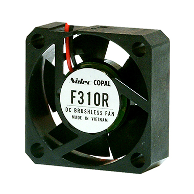 Nidec Components F310R Series Axial Fan, 5V dc, 0.09 m³/min, 300 mW, 60 mA Max 30 mm 10mm 30 mm