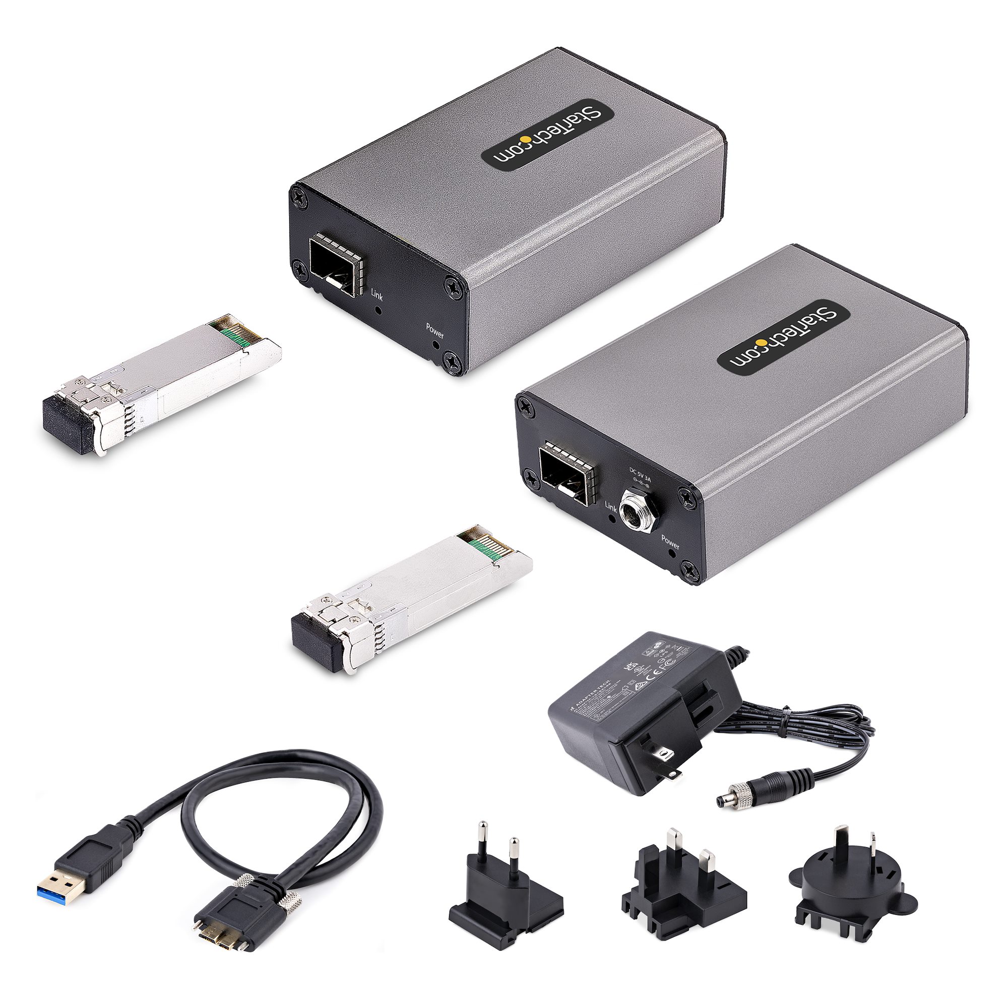 f35023-usb-extender StarTech.com 2 USB 3.2 Fibre USB Extender, up to 350 m Extension Distance