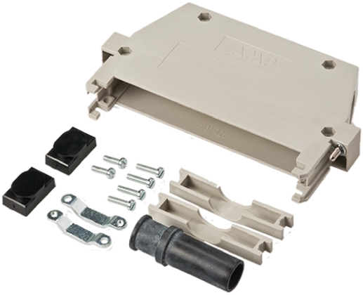TE Connectivity, Type F Cable Hood Kit for use with Type F Eurocard Connector