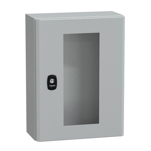 nsys3d4315t Schneider Electric Spacial S3D, Steel, Wall Box, IK08, IP66, 150mm x 400 mm x 300 mm