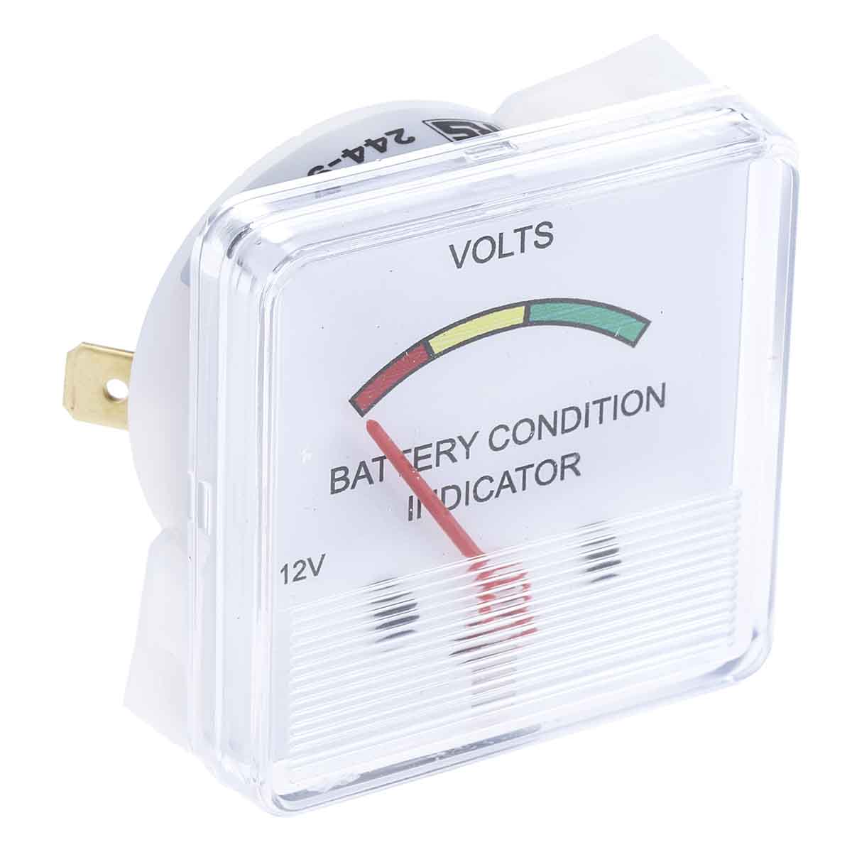 HOBUT F3P Series Analogue Voltmeter AC/DC, 48 mm, 48 mm