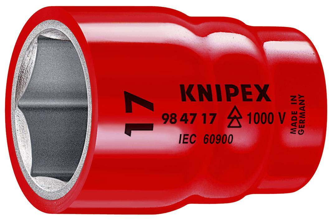 Knipex 1" 1/2 in Hex Socket, 61 mm Overall