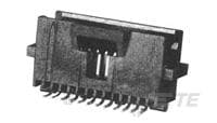 TE Connectivity AMPMODU Series Vertical Board PCB Header, 10 Contact(s), 1.27 mm Pitch, 2 Row, Shrouded