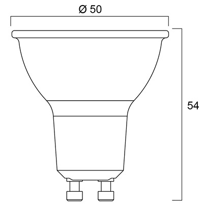 29181 Sylvania RefLED GU10 LED Bulbs 6.2 W(64W), 3000K, Warm White, GU10/ES50 shape