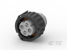 TE Connectivity, 2-967325-3, 2-967 Female 2 Way Housing For Female Terminals for use with Automotive Housings