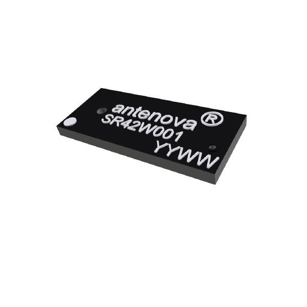 Antenova SR42W001 Square WiFi Antenna with SMA Connector, WiFi (Dual Band)